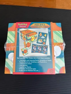 POKEMON TCG PALDEA Adventure Chest Factory Sealed Box-6 Packs, 7 Foil Promos - Image 3