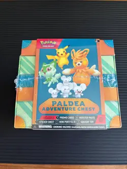 POKEMON TCG PALDEA Adventure Chest Factory Sealed Box-6 Packs, 7 Foil Promos - Image 4