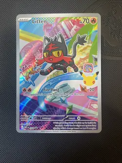 Pokemon TCG First Partner Illustration Collection Series 1 Alola Gen 7 Starters - Image 5