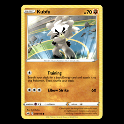 Kubfu 093/198 Chilling Reign Moderately Played Pokemon TCG | Buy 10 Get 10 Free - Image 1
