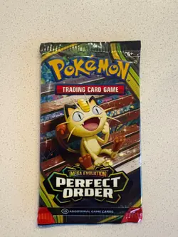 Pokemon TCG Perfect Order Booster Pack Sealed Mega Evolution Authentic New - Image 1