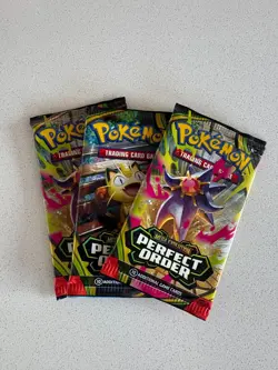 Pokemon TCG Perfect Order Booster Pack Sealed Mega Evolution Authentic New - Image 2