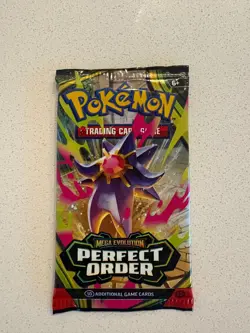 Pokemon TCG Perfect Order Booster Pack Sealed Mega Evolution Authentic New - Image 3