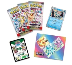 Pokemon TCG Prismatic Evolutions Tech Sticker Collection Set Lot Of 3 Sealed New - Image 2