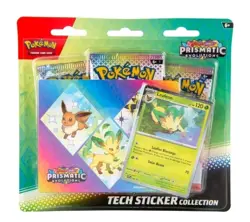Pokemon TCG Prismatic Evolutions Tech Sticker Collection Set Lot Of 3 Sealed New - Image 3