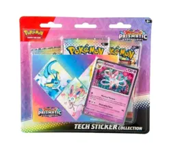 Pokemon TCG Prismatic Evolutions Tech Sticker Collection Set Lot Of 3 Sealed New - Image 4