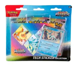 Pokemon TCG Prismatic Evolutions Tech Sticker Collection Set Lot Of 3 Sealed New - Image 5