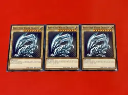 3x Blue-Eyes White Dragon | SDK Art | LDK2-ENK01 | NM | Common | YuGiOh! - Image 1