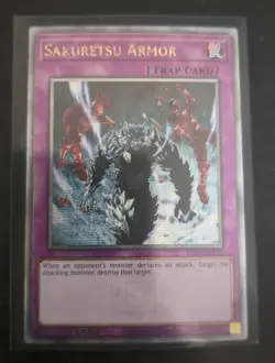 Yu-Gi-Oh! Sakuretsu Armor QUARTER CENTURY SECRET RARE - RA03-EN130, 1st Ed, NM - Image 1