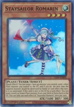 1x (NM) Staysailor Romarin - LIOV-EN094 - Super Rare - 1st Edition YuGiOh - Image 1