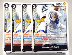 ST19-005 Monkey.D.Garp (C) Starter Deck 19: BLACK Smoker One Piece CCG x4 - Image 1