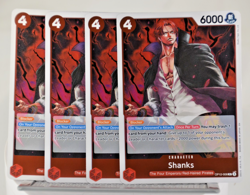 OP12-008 Shanks (R) Legacy of the Master One Piece CCG x4 Playset - Image 1