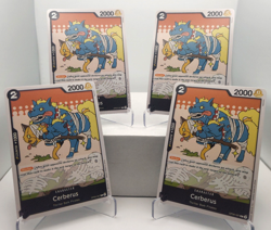 Cerberus Playset - OP06-087 x4 - Wings of the Captain - One Piece TCG - English - Image 1