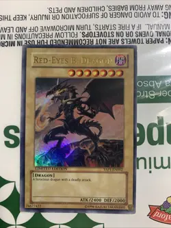 Yugioh Red-Eyes B. Dragon YAP1-EN002 Ultra Rare Limited Edition Anniversary - Image 1