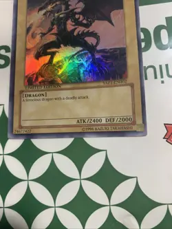 Yugioh Red-Eyes B. Dragon YAP1-EN002 Ultra Rare Limited Edition Anniversary - Image 3