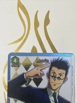 Union Arena TCG HUNTER X HUNTER Leorio Parallel Super Rare* HTR-1-092 - Image 2