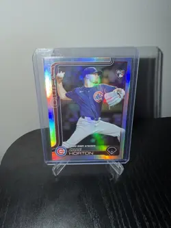 2025 Topps Update #US214 Cade Horton - Rookie Rainbow Foil - Image 1