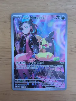 Marnie's Morpeko SVP206 Scarlet Violet Black Star Promo Pokemon TCG Near Mint - Image 1