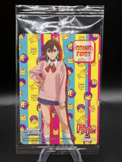 Weiss Schwarz Dandadan Momo Promo Topper Going First Second Card - Image 1