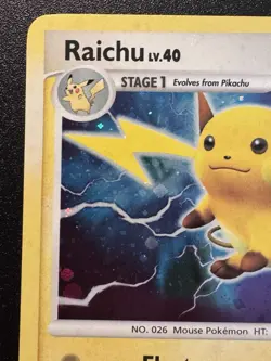 Raichu 15/123 D&P Mysterious Treasures Pokemon Card Holo Foil Rare MP - Image 3