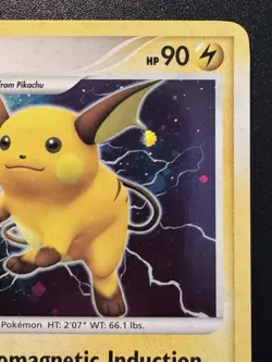 Raichu 15/123 D&P Mysterious Treasures Pokemon Card Holo Foil Rare MP - Image 4