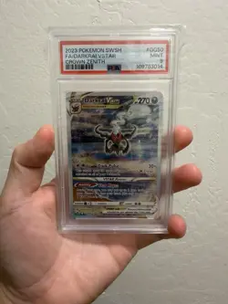 PSA 9 Darkrai VSTAR GG50/GG70 Galarian Gallery Crown Zenith Pokemon Card MINT - Image 1
