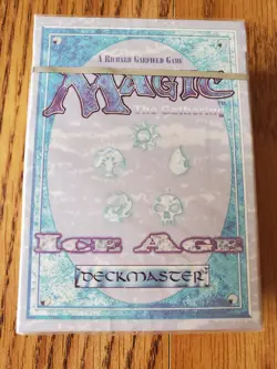 Magic The Gathering ICE AGE FACTORY SEALED DECK (1995) 60 Game Cards and Rules - Image 1