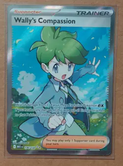 Wally's Compassion 167/132 Mega Evolution Pokemon Card NM Pack Fresh - Image 1