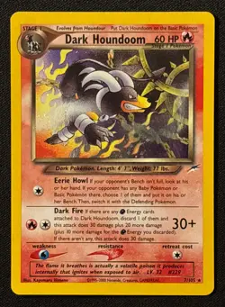 Unlimited Dark Houndoom - Neo Destiny - #7/105 - Holo - Vintage Pokemon Card - Image 1