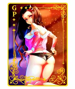 Waifu Anime Cards TCG | Nezuko Kamado - Demon Slayer [ METAL CARD ] Hentai Girl - Image 2