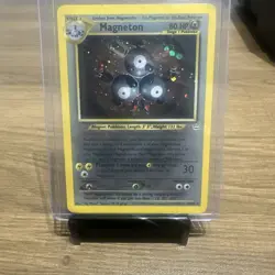 Pokemon TCG Magneton Neo Revelation Holo Card 10/64 Unlimited Rare NM - Image 1
