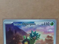 Teal Mask Ogerpon 123 Promo Pokemon Card NM Pack Fresh - Image 2