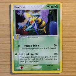 Pokemon Beedrill FireRed & LeafGreen 1/112 Holo Rare Stage 2 90 HP English Card - Image 1