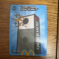 Can I Take your Order 19/24 Mcdonalds Trading Card 2026 UnRedeemed trading card - Image 1