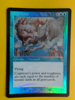 Cognivore. Lhurgoyf. MTG Card. Odyssey.Old Border FOIL. - Image 1