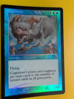 Cognivore. Lhurgoyf. MTG Card. Odyssey.Old Border FOIL. - Image 3