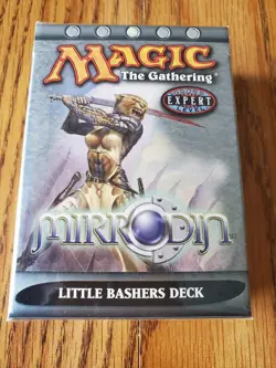 Magic The Gathering MIRRODIN Little Bashers 60-Card Preconstructed Deck SEALED - Image 1
