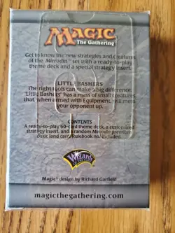 Magic The Gathering MIRRODIN Little Bashers 60-Card Preconstructed Deck SEALED - Image 2