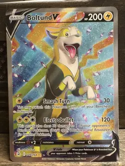 Boltund V 249/264 NM/M Full Art Fusion Strike Pokemon Card - Image 1