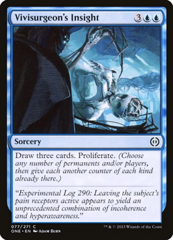 LP Vivisurgeon's Insight (077) Phyrexia: All Will Be One ONE MTG Magic - Image 1