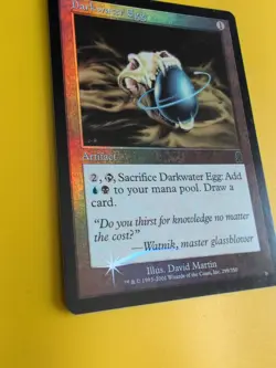 Darkwater Egg. Artifact MTG Card. Odyssey.Old Border FOIL. - Image 1
