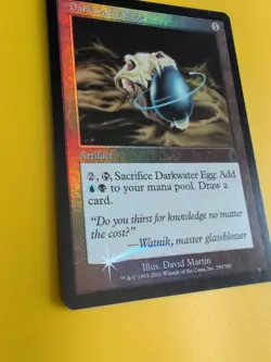 Darkwater Egg. Artifact MTG Card. Odyssey.Old Border FOIL. - Image 2