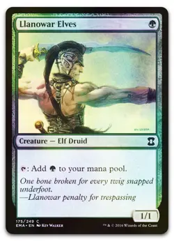 Llanowar Elves #175 (Foil) (NM) Eternal Masters EMA Magic MTG - Image 1