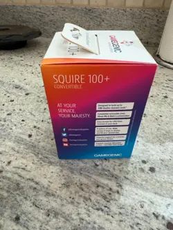 SQUIRE 100+ RED Deck Box GameGenic NEW - Image 2