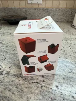 SQUIRE 100+ RED Deck Box GameGenic NEW - Image 4
