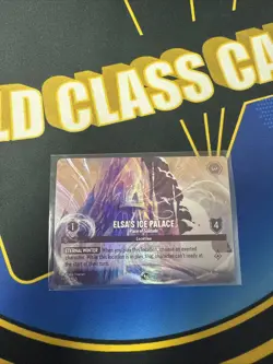 TOP 32 ENCHANTED FOIL ELSA’S ICE PALACE LORCANA CHAMPIONSHIP PROMO IN HAND, LE - Image 1
