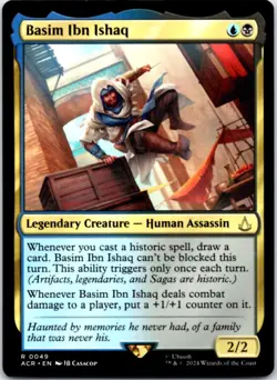 Basim Ibn Ishaq Universes Beyond: Assassin's Creed, 49 NM - Image 1