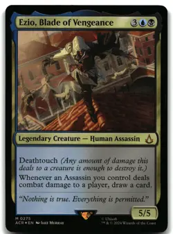 Ezio, Blade of Vengeance FOIL 275 Magic_the_gathering Assassin's Creed - Image 1
