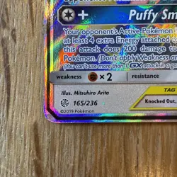 Pokemon Mega Lopunny Jigglypuff GX Cosmic Eclipse Holo Card 165/236 NM/M - Image 3