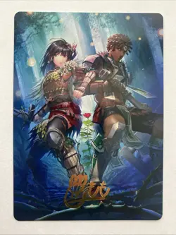 Magic MTG Wilds of Eldraine Anime Art Series Card #81/81 Gold-Stamped Signature - Image 1